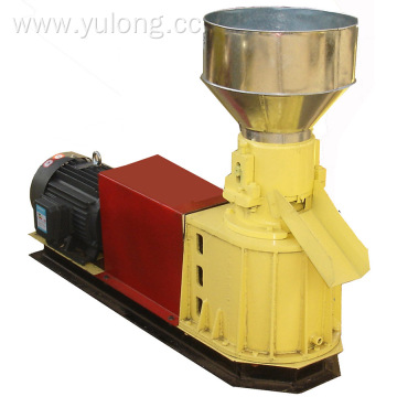 Twin roller feed pellet mill